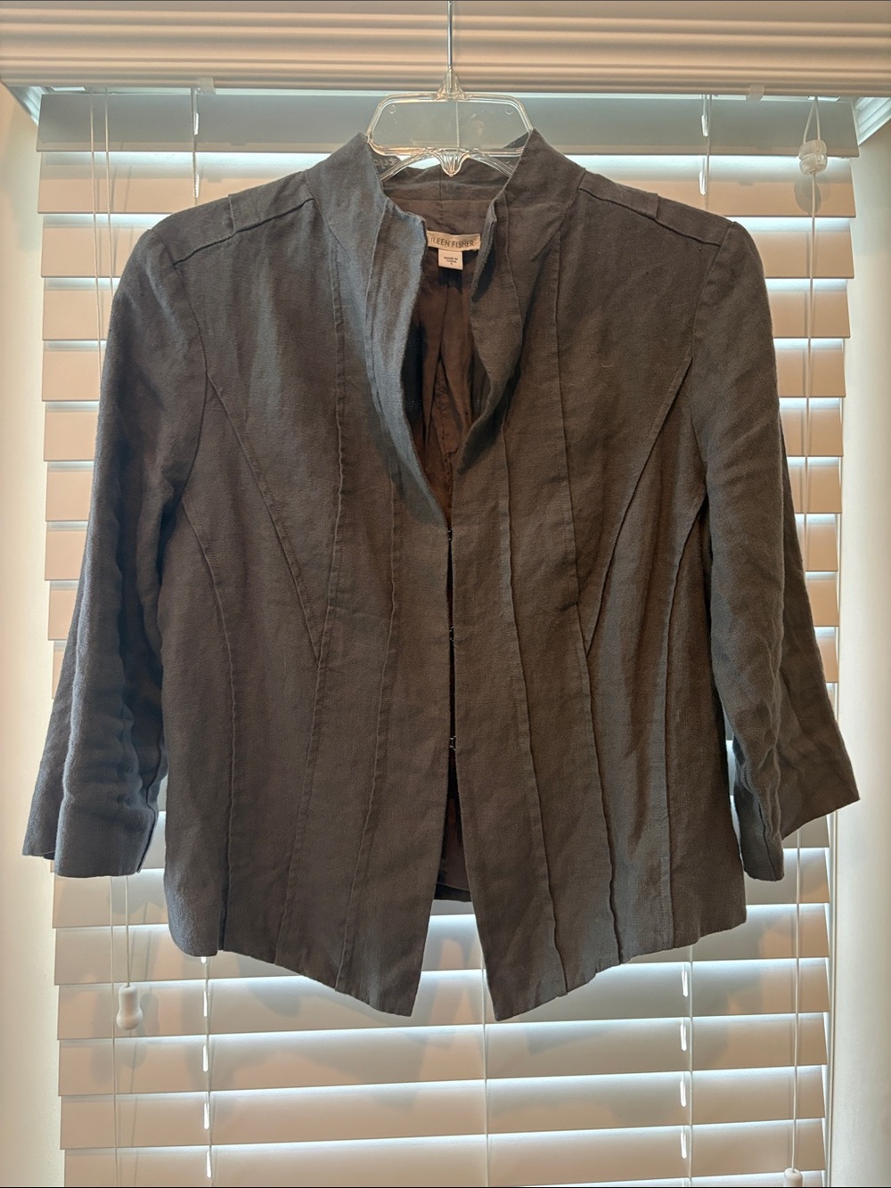 Eileen Fisher Architectural Linen Jacket